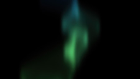 Abstract digital light background. 3d rendering Green smoke, unclear energy lightsの写真素材