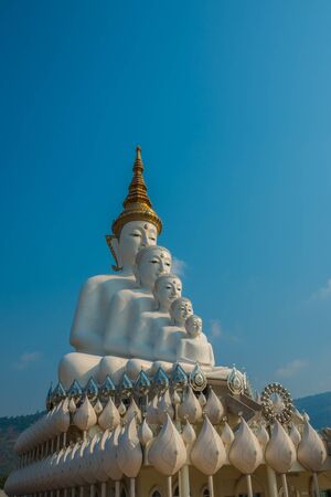 Five Buddha image at Phetchabun province, Thailandの写真素材