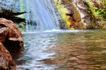 waterfall in NAN National Parkの写真素材