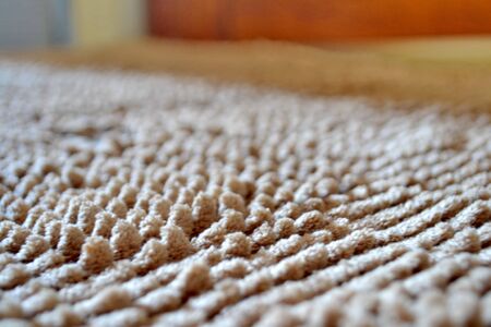 Cream coloured carpet background,の写真素材