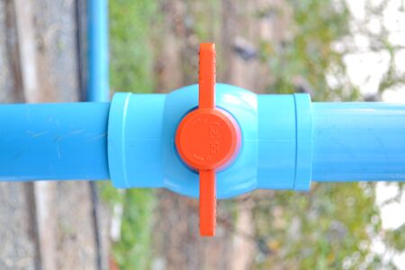 Open water supply valvesの写真素材