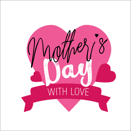 Happy mother s day. Vector.Can be used to design postcards.のイラスト素材
