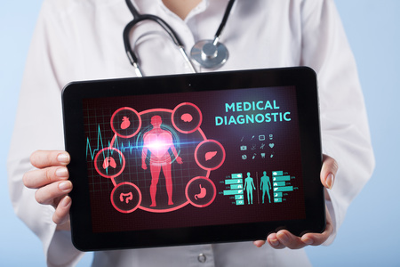 Medical Healthcare Concept -  symbol of medicine innovation medical treatment emergency service doctoral data and patient healthの写真素材