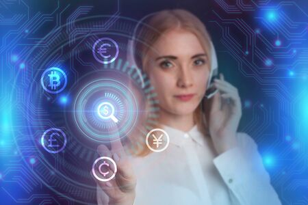 Business, Technology, Internet and network concept. ICO Initial Coin Offering.の写真素材