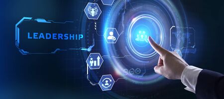 Business, Technology, Internet and network concept. Leadership business management. の写真素材