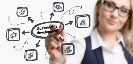 Business, Technology, Internet and network concept. Digital Marketing content planning advertising...