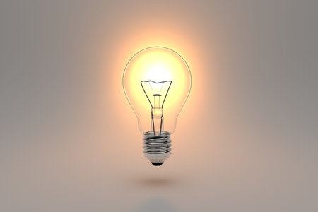 Business, technology, internet and networking concept. Light Bulb innovation Solution.