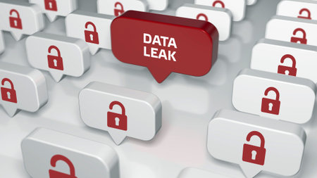 Cyber security data protection business technology privacy concept. Data leak
