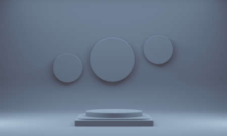 abstract geometric minimal background 3d renderingの写真素材