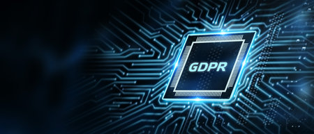 Business, Technology, Internet and network concept. GDPR General Data Protection Regulation.