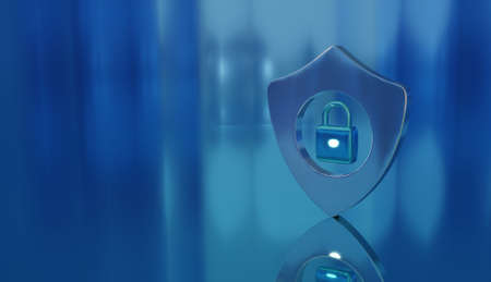 Cyber security data protection business technology privacy concept.の写真素材