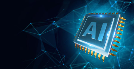 AI Learning and Artificial Intelligence Concept. Business, modern technology, internet and...