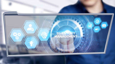 Business, Technology, Internet and network concept. Enterprise Resource Planning Corporate Company Management.の写真素材