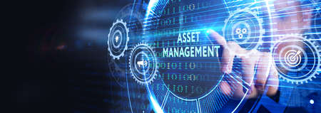 Asset management. Business, Technology, Internet and network concept.の写真素材