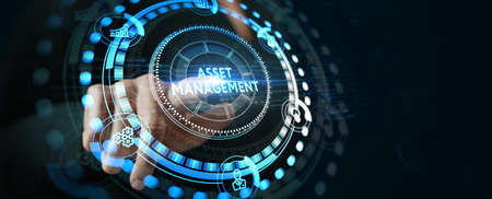 Asset management. Business, Technology, Internet and network concept.の写真素材