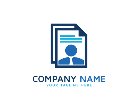 Personality Resume Logoのイラスト素材