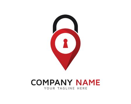 Security Pin Logoのイラスト素材