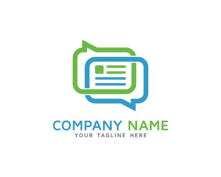 Blog News Talk Logoのイラスト素材