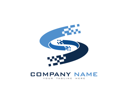 Smart Technology Solution Logoのイラスト素材