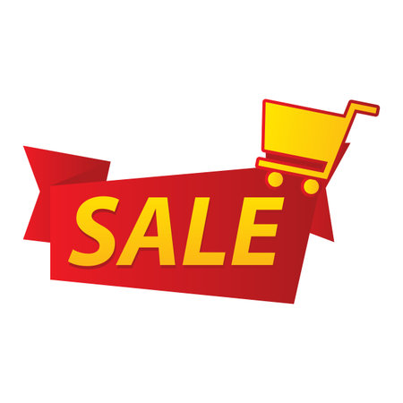 Discount Sale Label Badge and Sticker Elementのイラスト素材