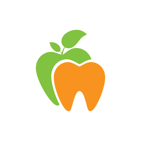 Green Dental Icon Logo Design Elementのイラスト素材