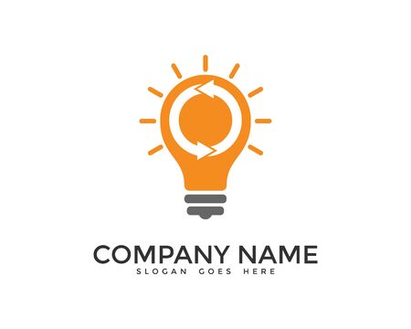 Creative Idea Share Logo Design Templateのイラスト素材