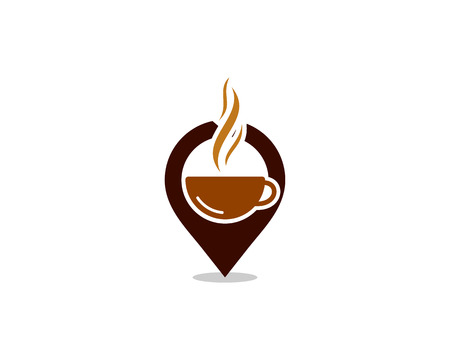 Coffee point icon design.のイラスト素材