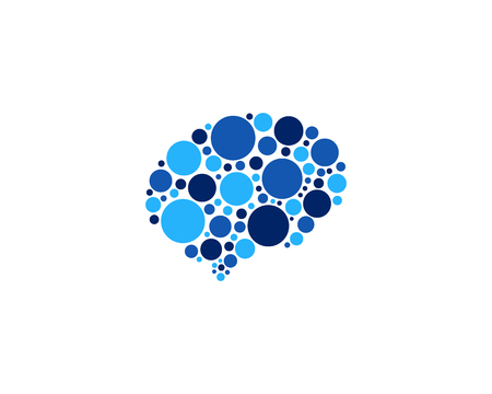 Brain Logo Icon Designのイラスト素材