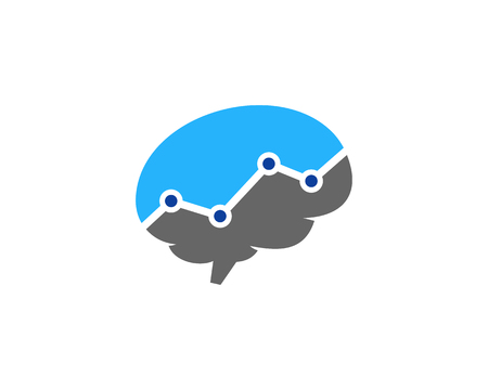 Tech Brain Icon template Design vector illustration.のイラスト素材