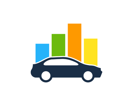 Graph Automotive Logo Icon Designのイラスト素材