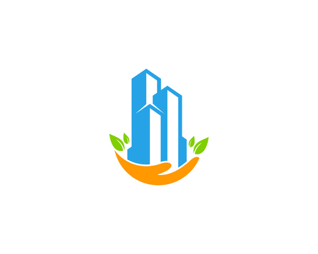 Care Building Logo Icon Designのイラスト素材