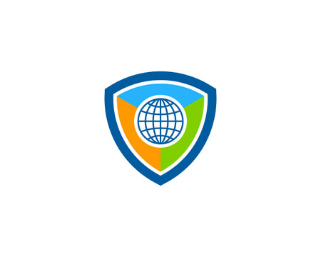 Shield Security Icon   Design Elementのイラスト素材