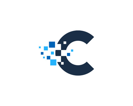 Letter C Icon Design Elementのイラスト素材