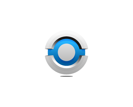 Letter O Icon Logo Design Elementのイラスト素材