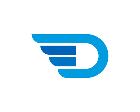 Letter D Icon Logo Design Elementのイラスト素材
