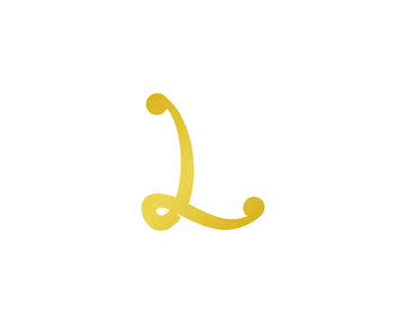 Letter L Icon Logo Design Elementのイラスト素材
