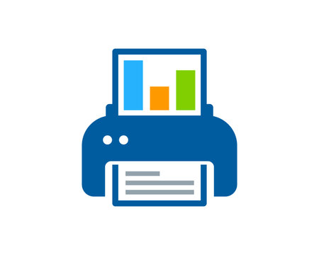 Report Icon Logo Design Element