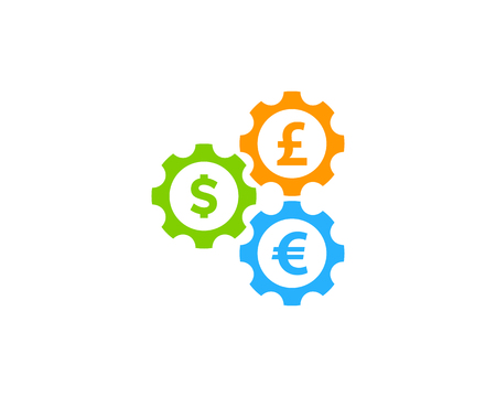 Stock Market Business Icon Logo Design Elementのイラスト素材