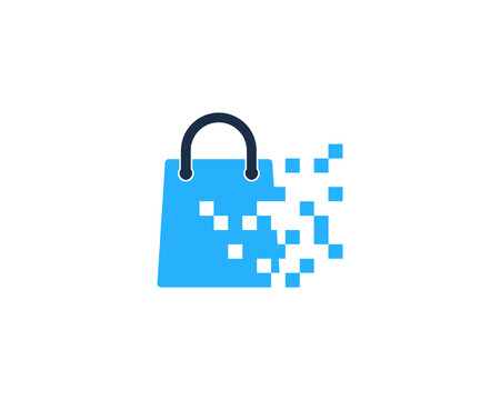 Shopping Icon Logo Design Elementのイラスト素材