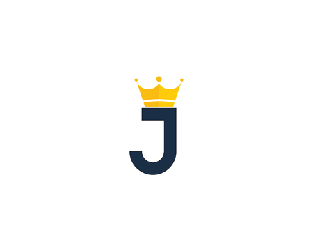Letter J Icon Logo Design Elementのイラスト素材