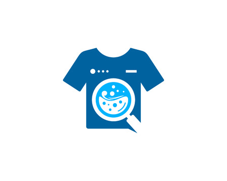 Laundry Icon Logo Design Elementのイラスト素材