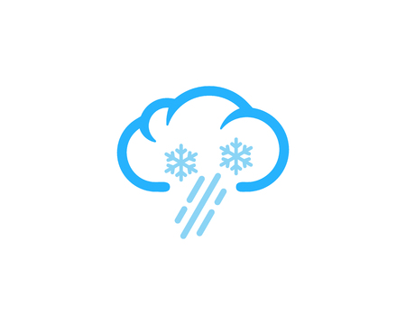 Weather And Season Icon Logo Design Elementのイラスト素材