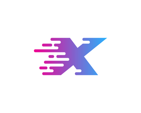 Letter X Icon Logo Design Elementのイラスト素材
