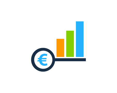 Stock Market Business Icon Logo Design Elementのイラスト素材