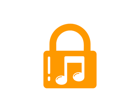 Pad Lock Icon Logo Design Elementのイラスト素材