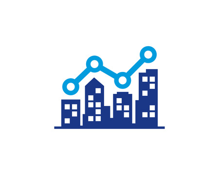 Real Estate Icon Logo Design Elementのイラスト素材