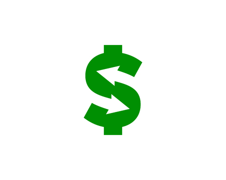 Money Icon Logo Design Elementのイラスト素材