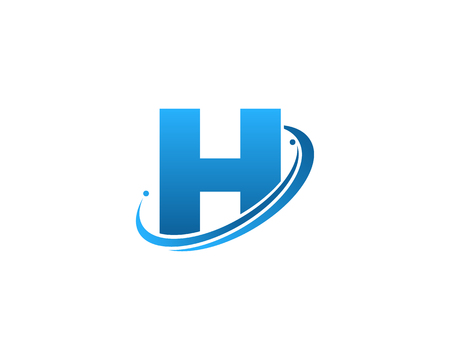 Letter H Icon Logo Design Elementのイラスト素材