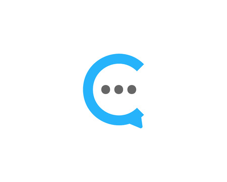 Letter C Icon Logo Design Elementのイラスト素材