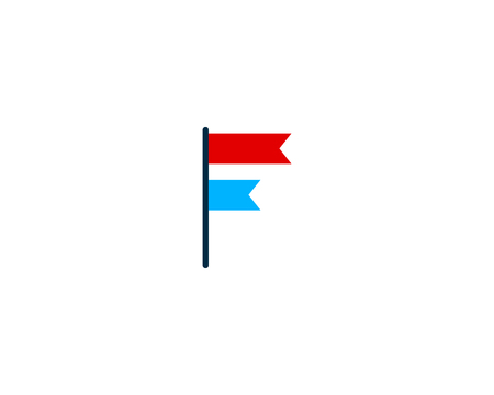 Letter F Icon Logo Design Elementのイラスト素材